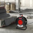 Avvolgitore elettrico bricolage, 4 prese e spina francesi, H05VV-F3G1.5MM2, 40M , NF,CE