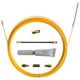 SNAKE Glasfaser-Kabelzieher, Ø3 mm, 20 Meter. Mit Reparaturset.