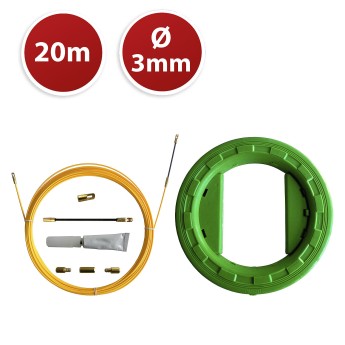 SNAKE fiberglass cable pulling rod, Ø3 mm, 20 meters.... 2