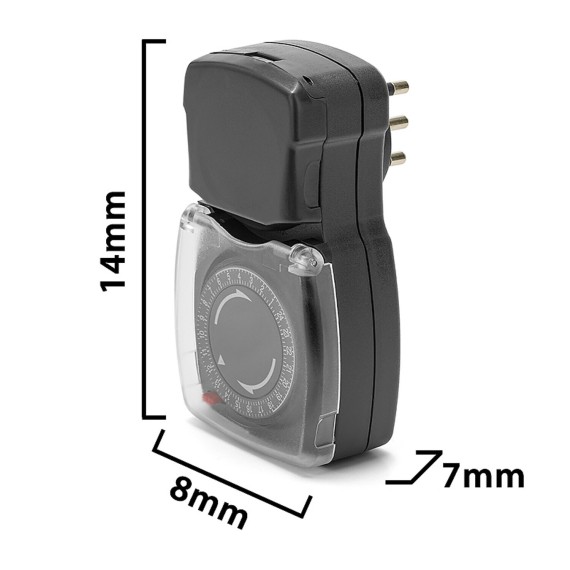 Prise extérieure programmable IP44 avec...