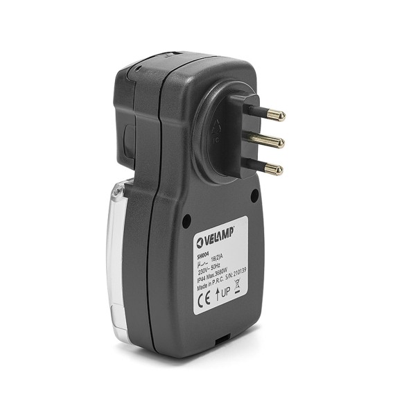 Prise extérieure programmable IP44 avec...