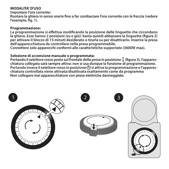 Prise extérieure programmable IP44 avec...