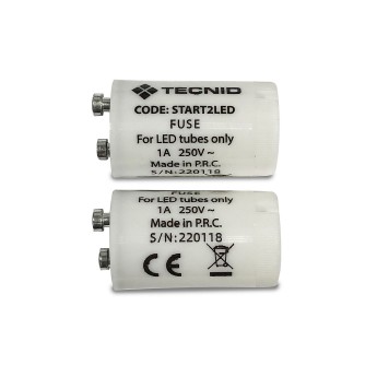 2 STARTERS for T8 G13 LED tubes