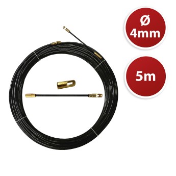 Kabelzugsonde aus Nylon, schwarz, Ø 4 mm, 5 Meter, mit... 2