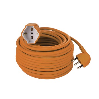 Italian three-pole extension cord, M/F 16A 20 m, 3G1.5 cable