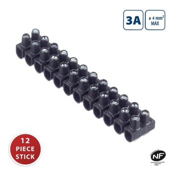 Mammut in PP, TBS-3A-4mm2 - Black. 12pcs bar - 10 shrink... 2