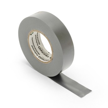 PVC electrical tape, 0.13mm thick, 19mm x 25m. Gray