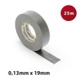 PVC-Isolierband, 0,13 mm dick, 19 mm x 25 m. Grau