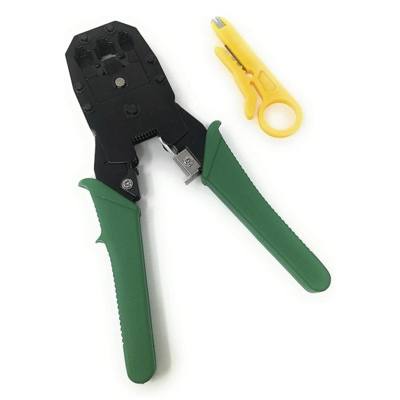 3-in-1-Crimpzange. Für RJ45-, RJ11- und...
