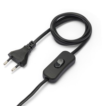 Extension cord with switch, 120+80cm, H03VVH2-F 2x0.75....
