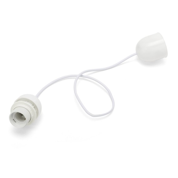 Pre-assembled pendant with 65cm cable and E27...