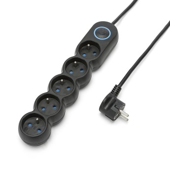 French power strip 5x16A, with switch, 1.5m long cable,...