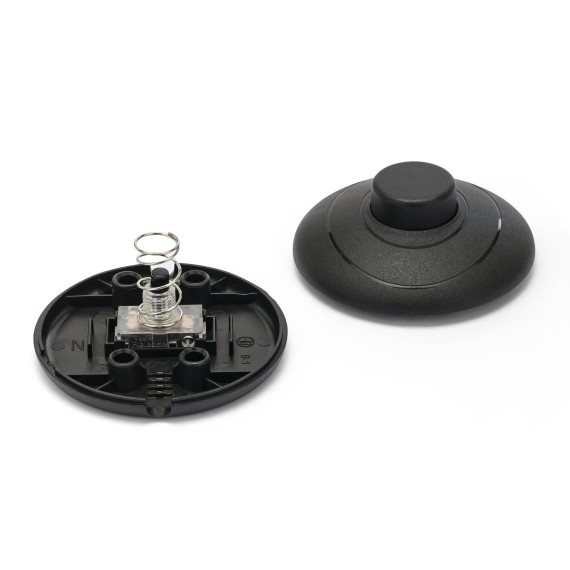Single-pole foot switch. Black