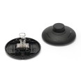 Single-pole foot switch. Black