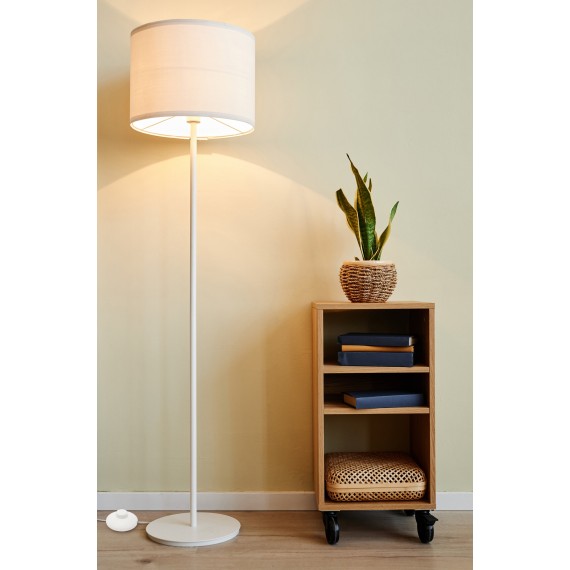 Single-pole foot switch. White