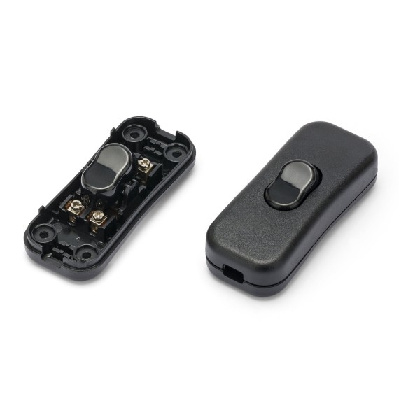 Single-pole switch. Black