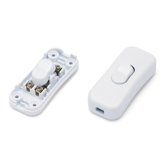 Single-pole switch. White