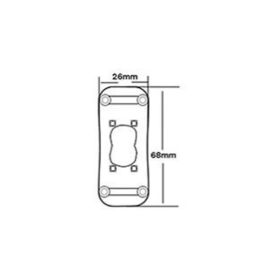 Single-pole switch. White