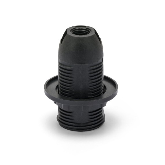 E14 thermoplastic lamp holder. Fully threaded,...