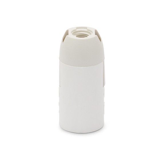 E14 thermoplastic lamp holder with smooth outer...