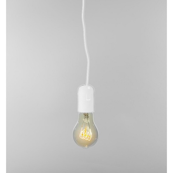 E14 thermoplastic lamp holder with smooth outer...
