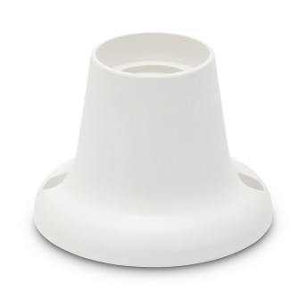 Thermoplastic spotlight with E27 socket and straight...