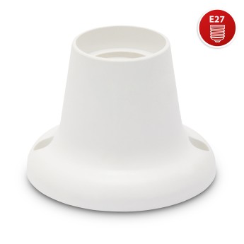 Thermoplastic spotlight with E27 socket and straight... 2
