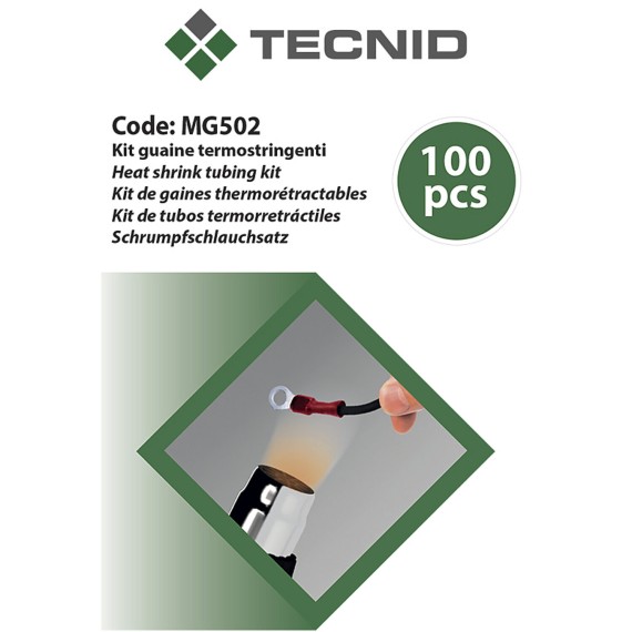 Kit of 100 heat shrink tubing. 6 assorted...