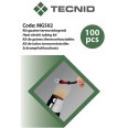 Kit of 100 heat shrink tubing. 6 assorted sizes. 6 assorted colors.