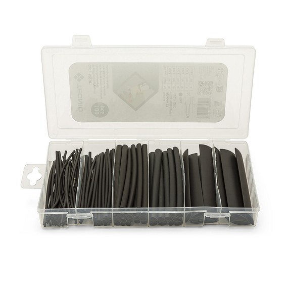 Set mit 100 Schrumpfschläuchen. 6 verschiedene...