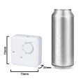Thermostat analogique chaud/froid. Blanc