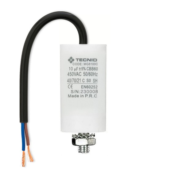Starting capacitor for electric motors, 450V,...