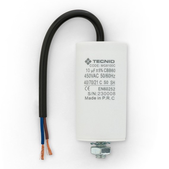 Starting capacitor for electric motors, 450V,...