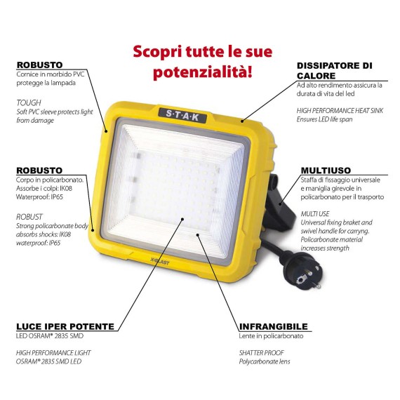 X-BLAST WIEDERAUFLADBAR 50W: Wiederaufladbare...