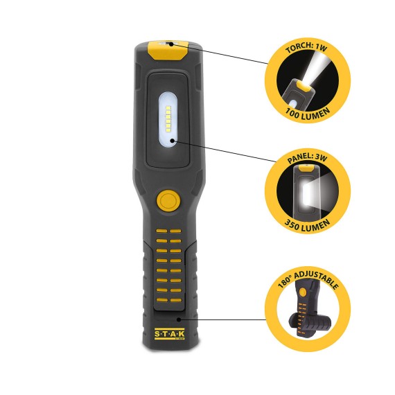 ALAMO : Lampe de travail + lampe torche LED...
