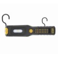ALAMO : Lampe de travail + lampe torche LED rechargeable avec crochets et aimant. Base réglable.