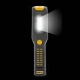 ALAMO : Lampe de travail + lampe torche LED rechargeable avec crochets et aimant. Base réglable.