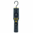 ALAMO : Lampe de travail + lampe torche LED rechargeable avec crochets et aimant. Base réglable.