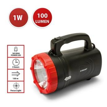 MARTY: 1W/100lm rechargeable floodlight. IP43 with USB... 2