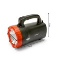 MARTY: 1W/100lm rechargeable floodlight. IP43 with USB cable. Black