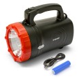 MARTY: 1W/100lm rechargeable floodlight. IP43 with USB cable. Black