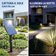 BLACKBIRD: Set mit 2 solarbetriebenen LED-Scheinwerfern aus Kunststoff