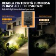 BLACKBIRD: Set mit 2 solarbetriebenen LED-Scheinwerfern aus Kunststoff