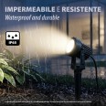 BLACKBIRD: Set mit 2 solarbetriebenen LED-Scheinwerfern aus Kunststoff