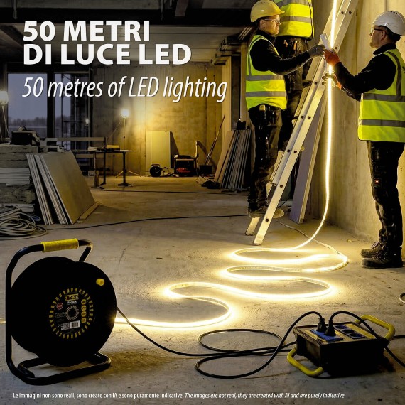 RibbON 50m: IP65 LED-Streifen, 65.000 Lumen....