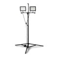 MINOS : 2 projecteurs trépieds LED, 2 x 100 W, 17 000 lumens, câble de 3 m, IP65 : Noir