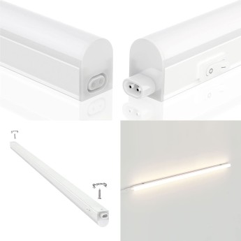Spot LED sous meuble, 8 W, longueur 57,6 cm, avec... 2