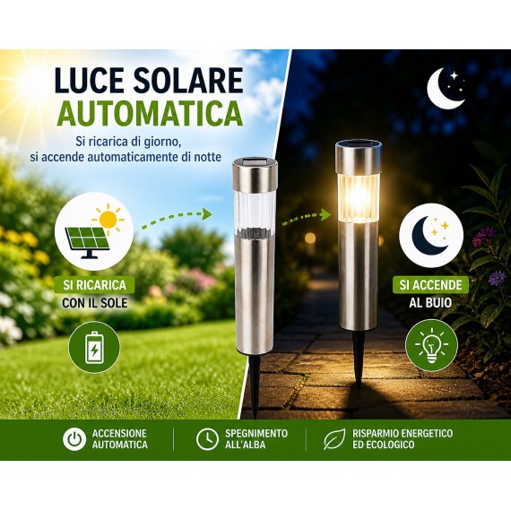 POLE: picchetto solare LED da giardino....