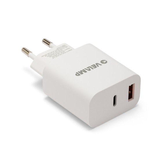 20W AC/DC 220V Charger with USB-A and USB-C...