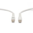 Sync & Charge Cable, USB-C to USB-C, 1 meter. White